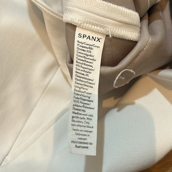 SPANX SLIM STRAIGHT PANT WOMEN SIZE 1XL PETITE WHITE NEW - Picture 9 of 11